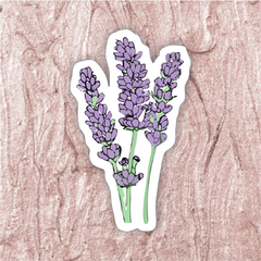 Sticker Flor Lavanda (Q12)