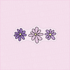 Sticker Transparente Flores