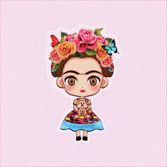 Sticker Transparente Frida Kahlo
