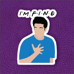 Sticker "I'm Fine" T7