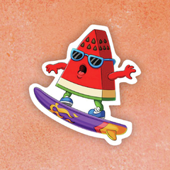 Sticker Sandía Surfera (S4)