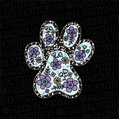 Sticker Holográfico Transparente Patita
