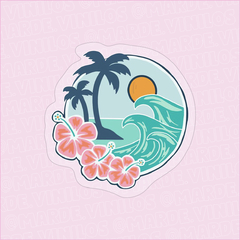 Sticker Transparente Hawaii