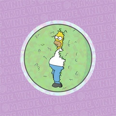 Sticker Holográfico Homero