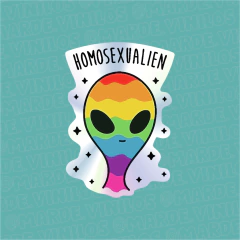 Sticker Tornasolado Homosexualien