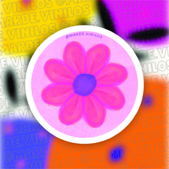 Sticker Flor Rosa by Mar de Vinilos