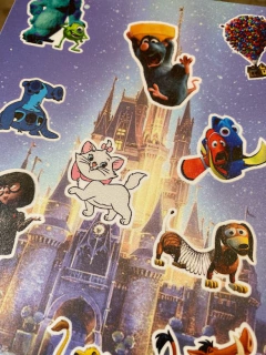 Plancha de stickers - Disney - comprar online