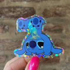 Sticker Holográfico Stitch - comprar online