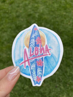 Sticker Aloha (A4) - comprar online