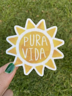 Sticker Sol Pura vida (A32) - comprar online
