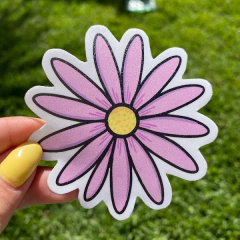 Sticker Flor Rosa (Q1) - comprar online