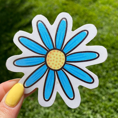 Sticker Flor Celeste (Q3) - comprar online