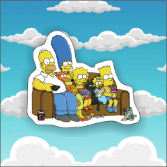 Sticker "Los Simpson" E5