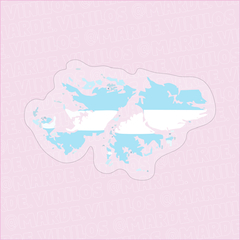 Sticker Transparente Malvinas