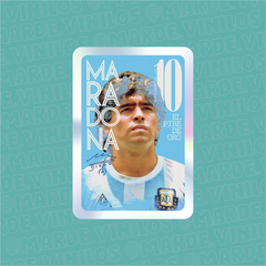 Sticker Tornasolado "Maradona"