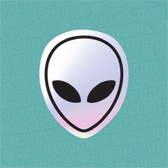 Sticker Tornasolado "Alien"