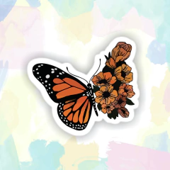 Sticker Mariposa J6