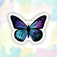 Sticker Mariposa J7
