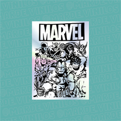 Sticker Tornasolado "Marvel" #1