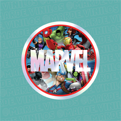 Sticker Tornasolado "Marvel" #2