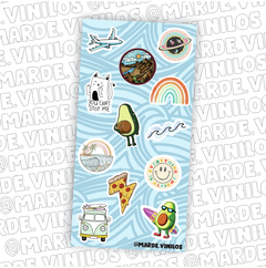 Mini Plancha de stickers - Mar de vinilos