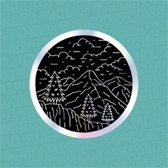 Sticker Tornasolado "Montaña"