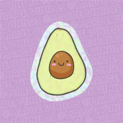 Sticker Holográfico Palta