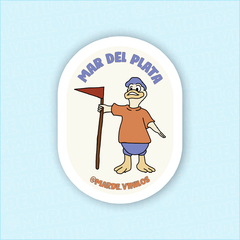 Sticker Pato - Mar del Plata by @isatg.artesvisuales
