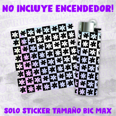 Sicker para encendedor - Florcitas - NO INCLUYE ENCENDEDOR