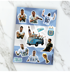 Plancha de stickers - Scaloneta