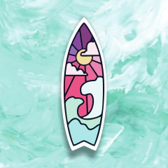 Sticker Tabla con colores (A26)