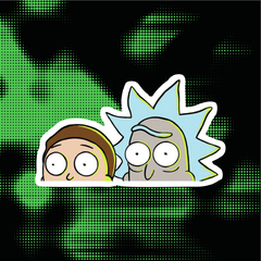 Sticker Ricky and Morty "RM9"