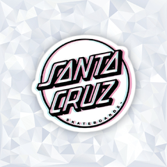 Sticker Santa Cruz Blanco (K5)