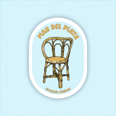 Sticker Silla Mar del Plata by @isatg.artesvisuales