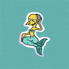 Sticker Tornasolado Sr Burns