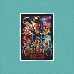 Sticker Tornasolado Stranger Things