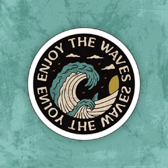Sticker "Enjoy the waves" (I2)