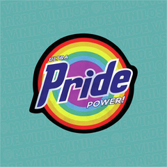 Sticker Tornasolado Ultra PRIDE Power