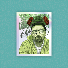 Sticker Tornasolado Walter White