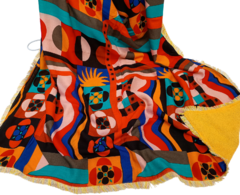 Canga Atoalhada Tribal Franja - comprar online