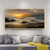 Quadro Paisagem Praia ao Por do Sol