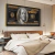 Quadro Dollar Preto e Dourado