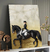 Quadro Decorativo Cavalo de Hipismo na internet