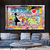 Quadro Decorativo Releitura Banksy Menina