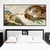 Quadro Decorativo Criação de Adão Estilo Pintura