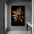 Quadro Flor Dourada Essência