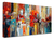 Quadro Abstrato Colorido Sala - comprar online