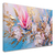 Quadro Flores Rosas Pintura Luxo Moderno - comprar online