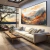 Quadro Montanhas Abstratas Sala Luxo