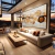 Quadro Abstrato Formas Geométricas Tons Terrosos Sala Luxo - Decore Premium | A Melhor Loja Para Comprar Quadros Decorativos no Brasil